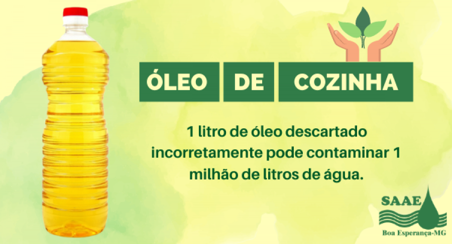 VOCÊ SABIA QUE O DESCARTE INCORRETO DO ÓLEO PODE OCASIONAR DIVERSOS MALEFÍCIOS AO MEIO AMBIENTE?