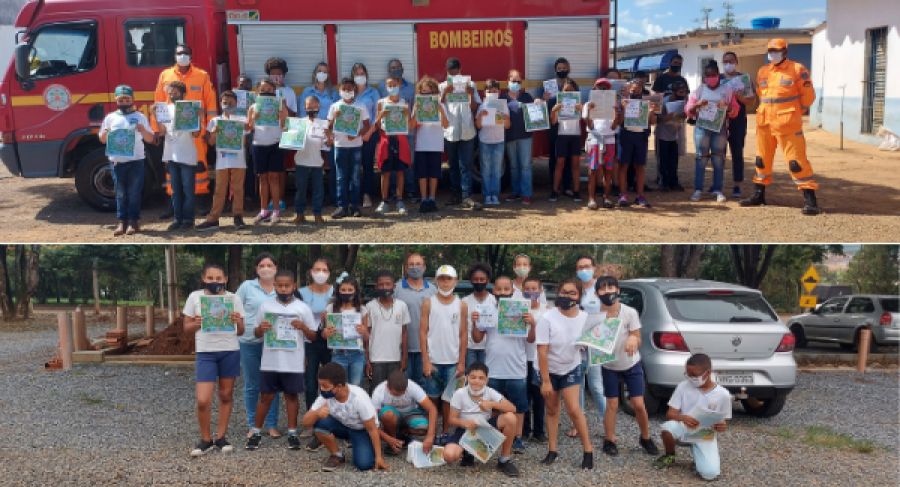 SAAE RECEBE ALUNOS DO 5º ANO DA APAE EM SUAS INSTALAÇÕES DO BAIRRO JARDIM ALVORADA