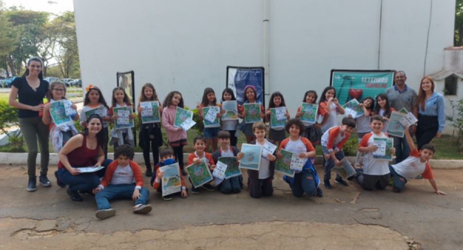 ALUNOS DO 2° ANO DO COLÉGIO SEI VISITAM ESTAÇÃO DE TRATAMENTO DE ÁGUA DO BAIRRO JARDIM ALVORADA