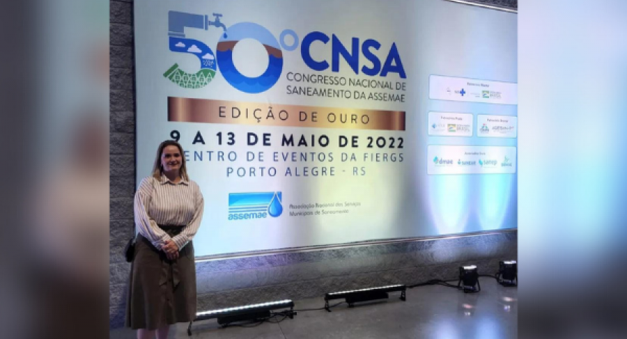 DIRETORA SUPERINTENDENTE DO SAAE PARTICIPA DO 50º CONGRESSO NACIONAL DE SANEAMENTO DA ASSEMAE EM PORTO ALEGRE/RS