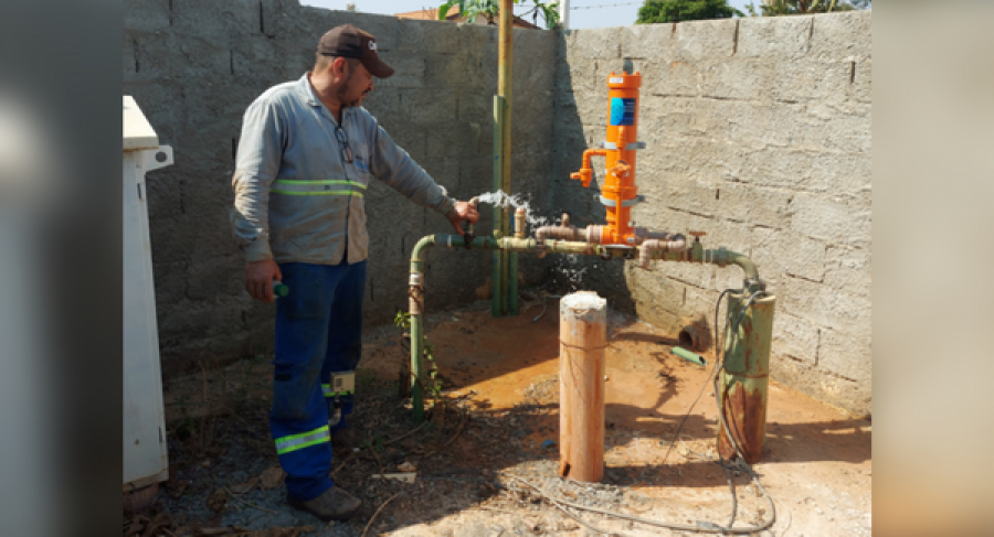 EQUIPE DE OPERAÇÕES DO SAAE REALIZA MANUTENÇÃO E COLETA DE ÁGUA PERIÓDICA NA COMUNIDADE RURAL DAS ÁGUAS VERDES