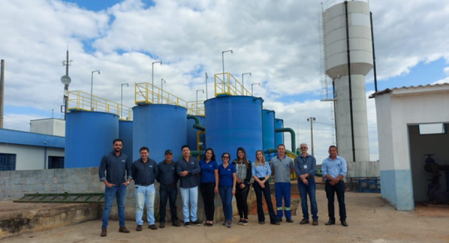 SAAE RECEBE VISITA DOS SERVIDORES DO DMAE DO MUNICÍPIO DE MONTE CARMELO-MG