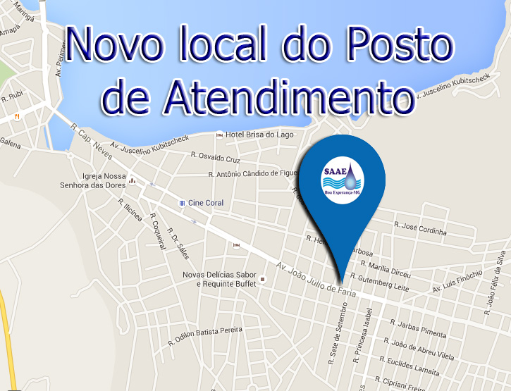 Novo Local do Posto de Atendimento